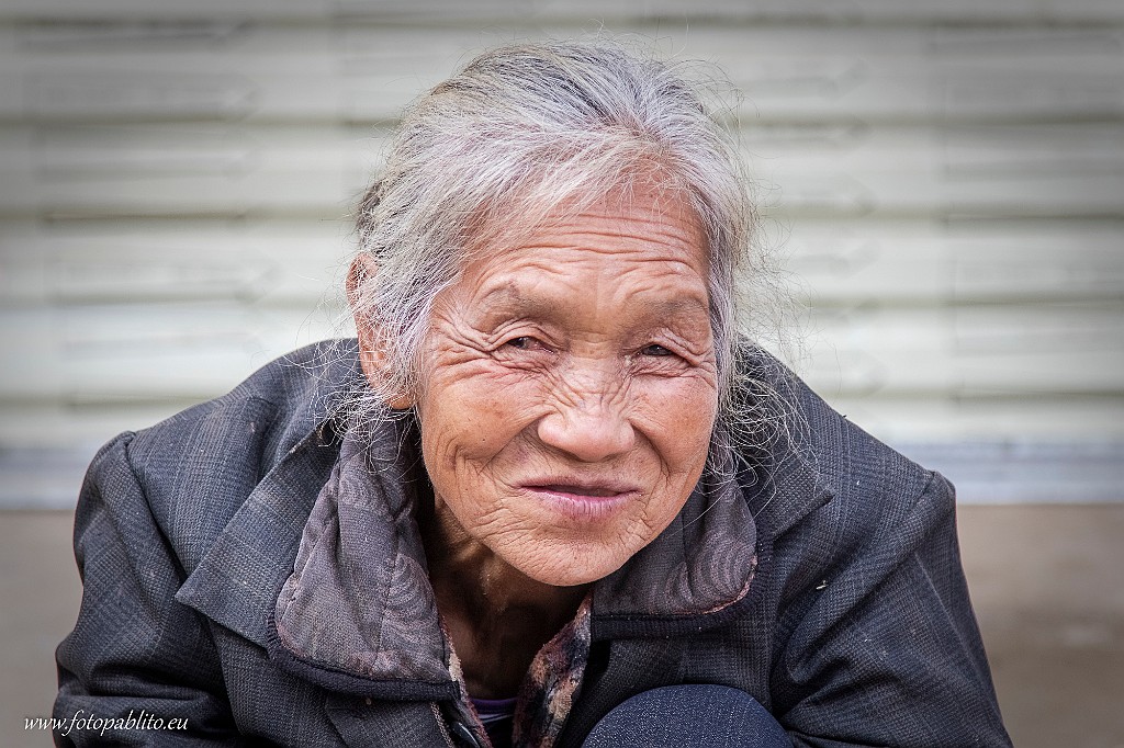 staruszka z Xingping Chiny